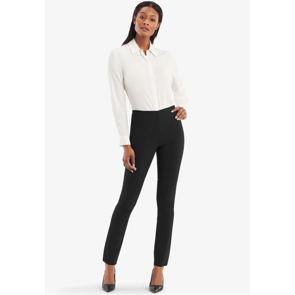 MM Lafleur Black Straight-Leg Pants